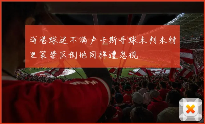 海港球迷不满卢卡斯手球未判米特里策禁区倒地同样遭忽视